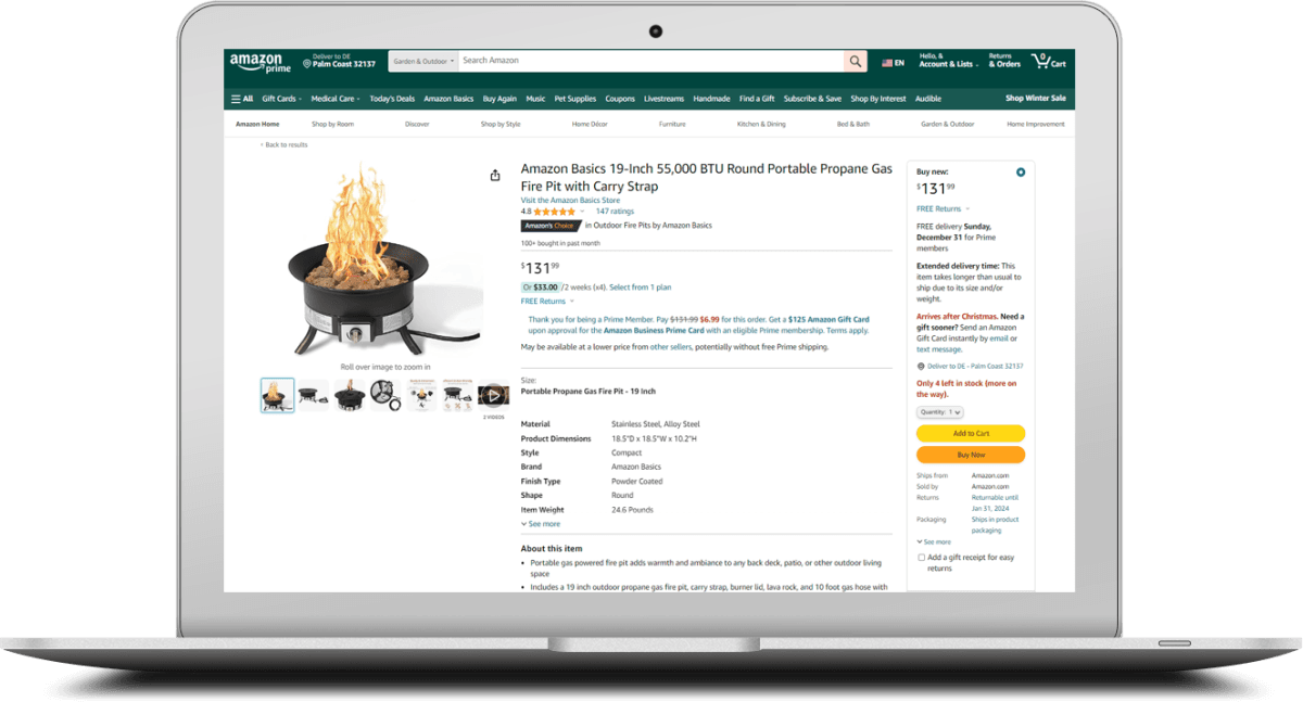 AMZ Fulfillment seller dashboard